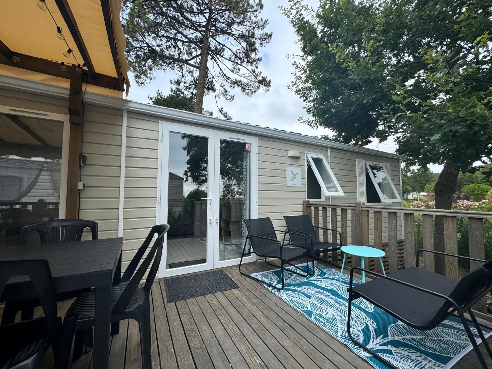 Mobil Home Xxl - Bord Lac - Camping Les Viviers - Lege Cap Ferret Exterior photo