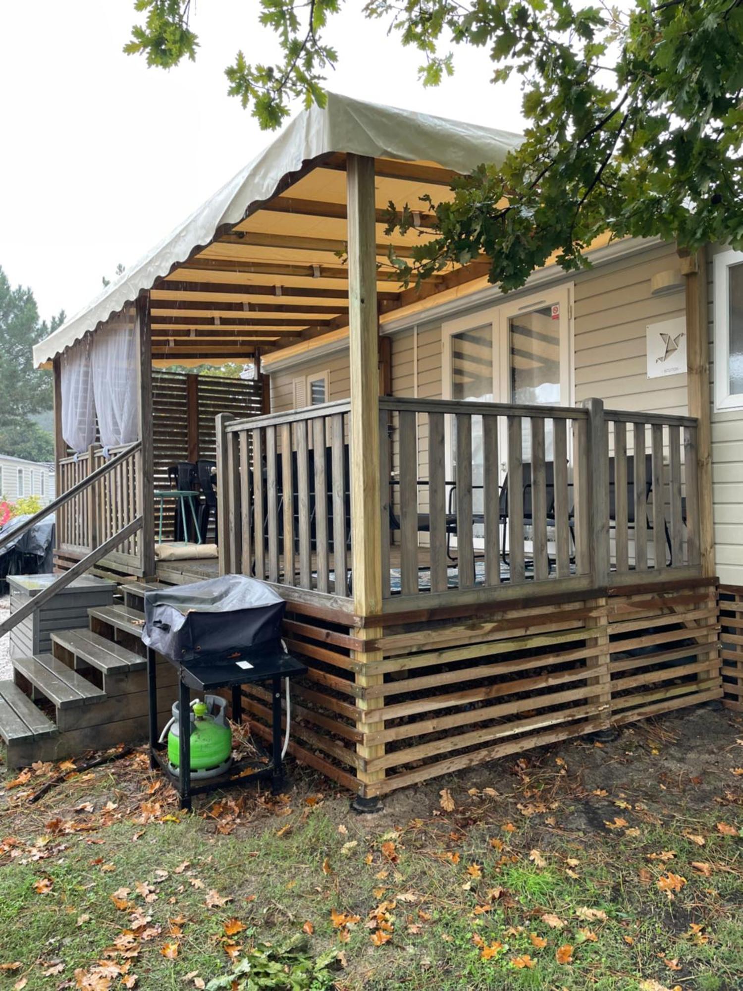 Mobil Home Xxl - Bord Lac - Camping Les Viviers - Lege Cap Ferret Exterior photo
